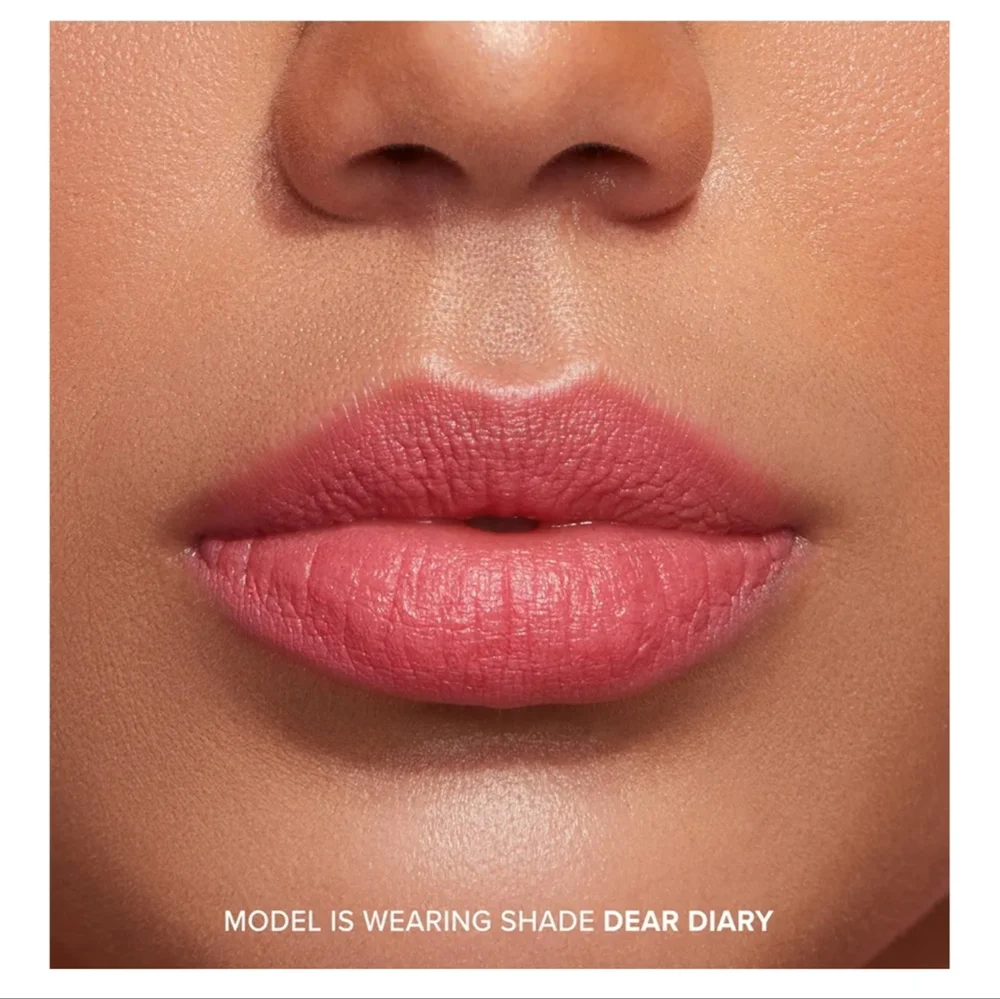 Too Faced Lady Bold Diffused Matte Lipstick in DEAR DIARY (Medium Nude Pink)